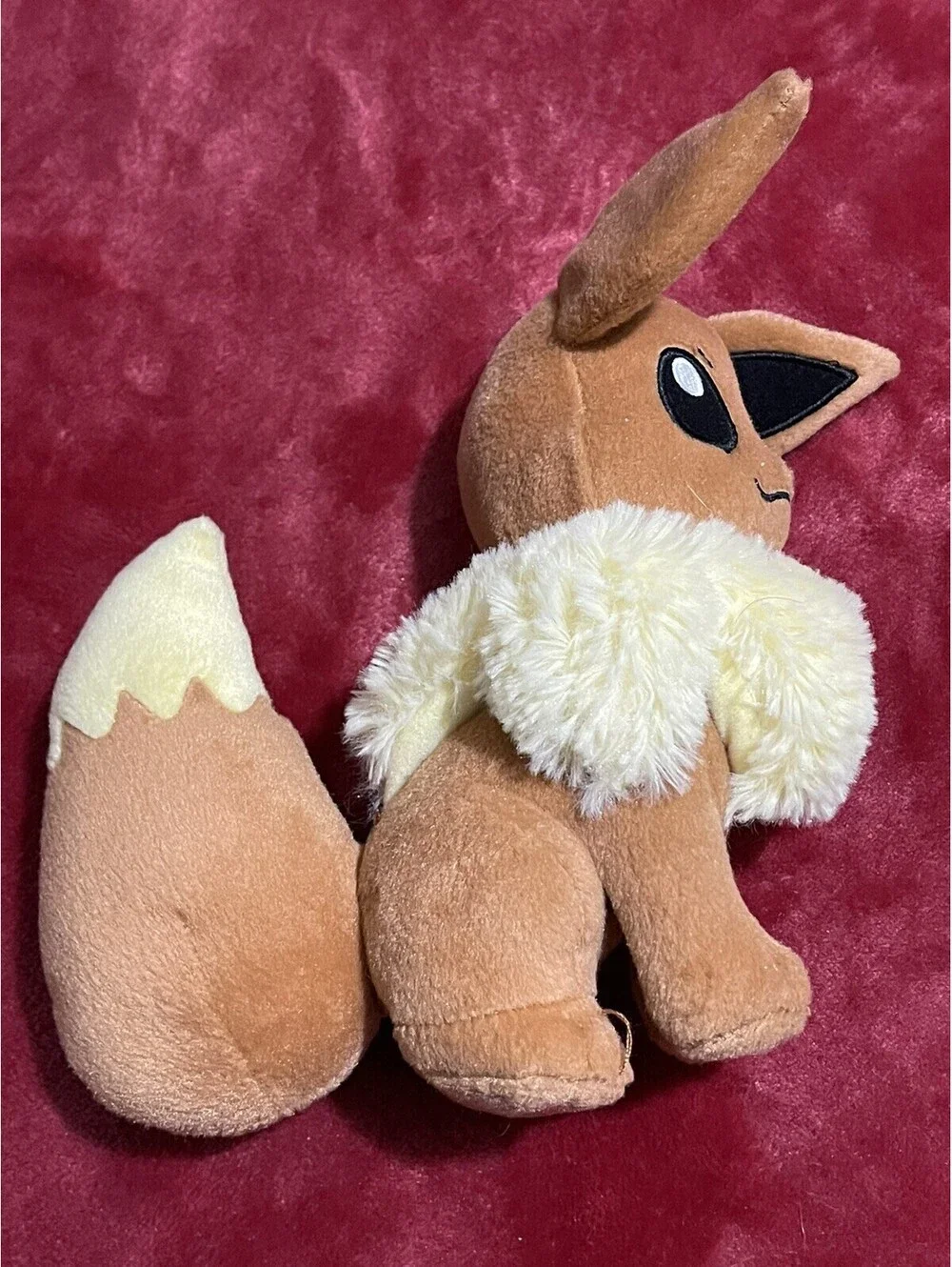 Nintendo Pokemon Eevee 8” Fox Plush Stuffed Animal Toy Tomy NWOT Brown Yellow